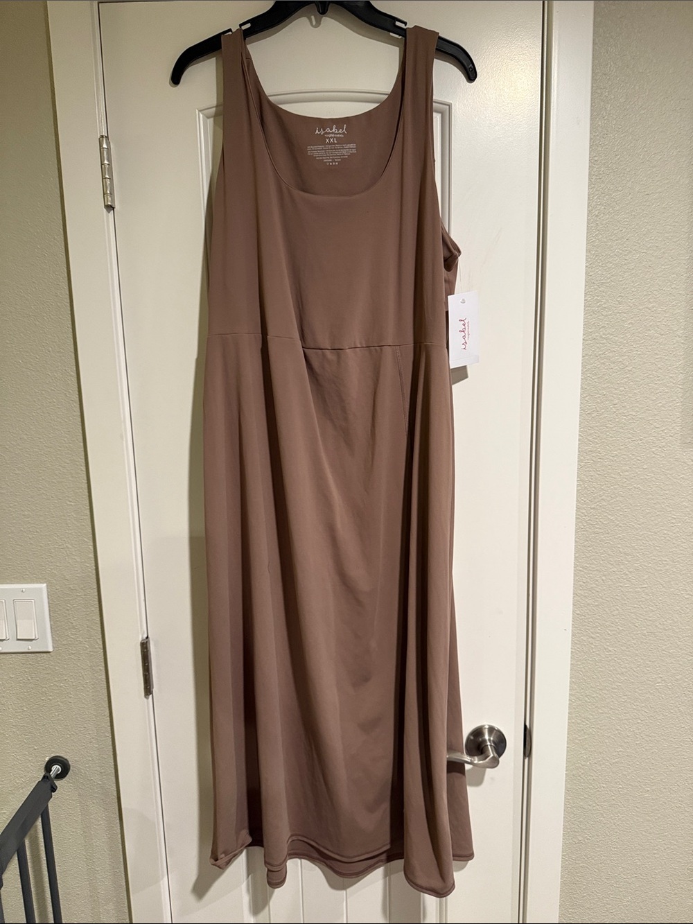 Isabel Maternity by Ingrid & Isabel Sleeveless Maxi Dress — Taupe
